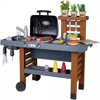 Garten Kitchen, Spielküche grau/braun
