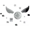 Wandaufkleber Paladone Harry Potter Goldener Schnatz — dekorative Wandsticker, Motiv: Goldener Schnatz