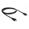 HDMI-Kabel DeLOCK 84752 1m Typ A Stecker auf Stecker Schwarz
