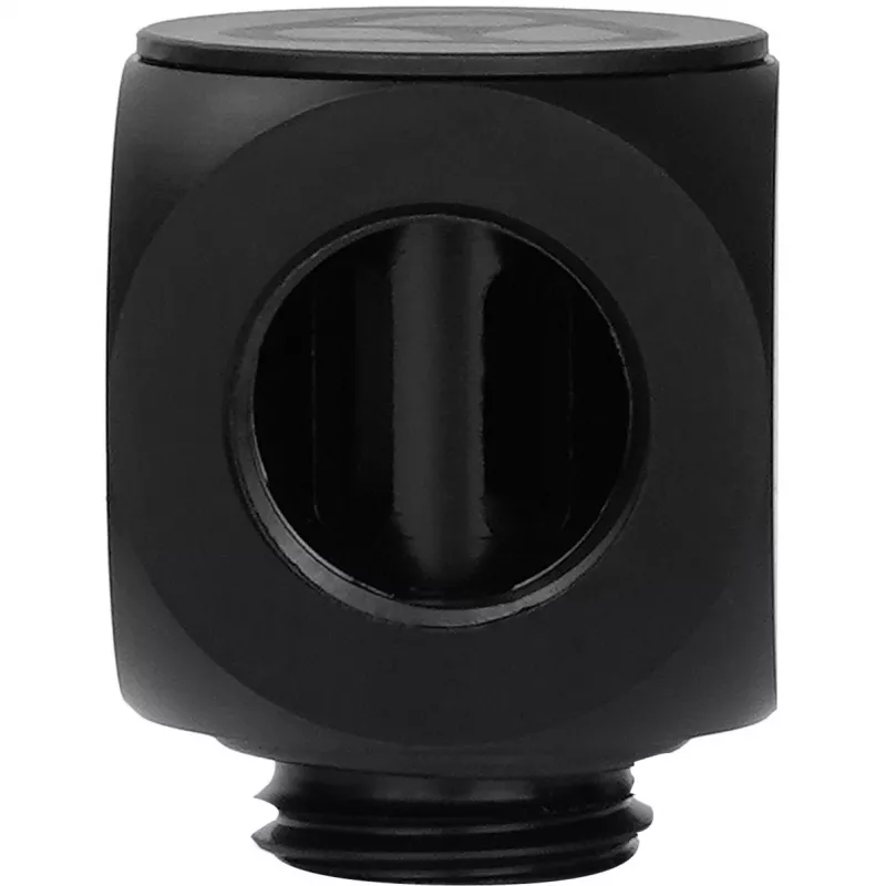 Thermal Grizzly DeltaMate Rotary 90° – Wasserkühlungsanschluss, Schwarz, 1 Stk. (TG-DM-FIT-0003)