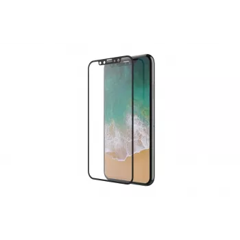 Panzerfolie aus gehärtetem Glas Devia für iPhone XS Max 6,5 Zoll schwarz — 10er-Pack