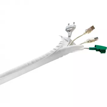 KS Self Wrap, Ø 19mm, Kabelmanagement Weiß, 5 Meter