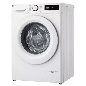 LG | Waschmaschine | F2WR508SWW | Energieeffizienzklasse A-10% | Frontlader | Waschkapazität 8 kg | 1200 U/min | Tiefe 47,5 cm | Breite 60 cm | Display | LED | Dampffunktion