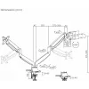 ART Tischhalterung für 2 LCD-Monitore 17-35''