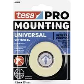 tesa Mounting PRO Universal 66958-00000-00 Montageband Weiß (L x B) 1,5 m x 9 mm 1 Stück (66958-00000-00)