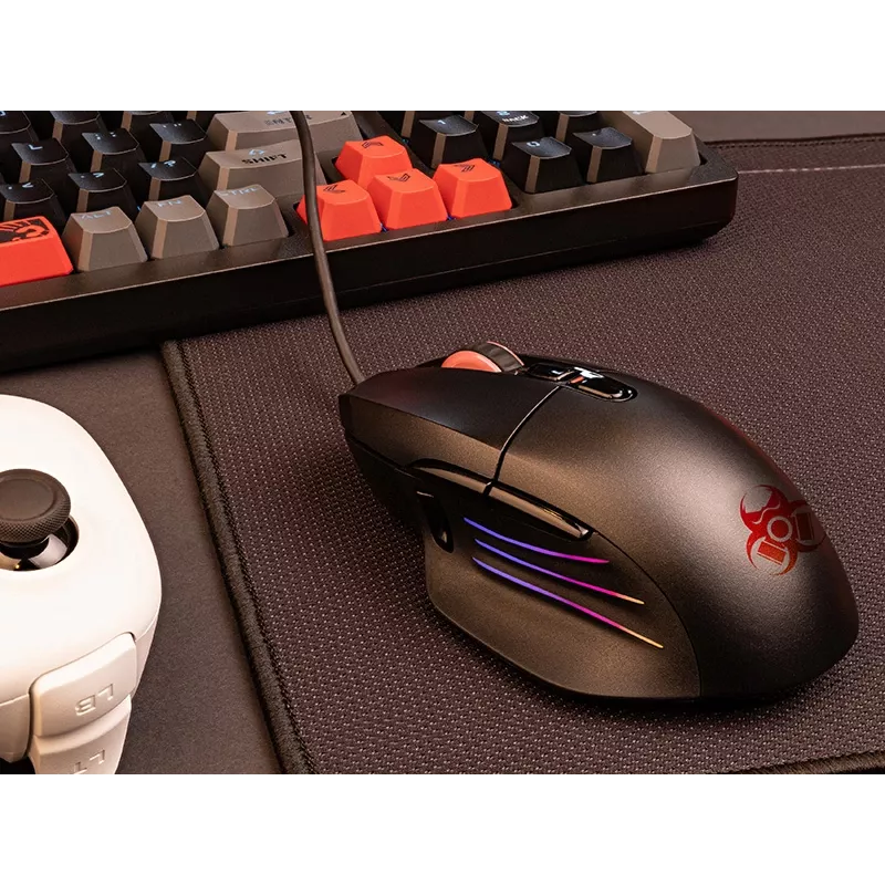 Gaming-Maus TRACER Game Zone Odin RGB – bis zu 16000 DPI, kabelgebunden, RGB-Beleuchtung
