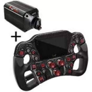 Asetek SimSports Invicta Formula Lenkrad - Rot + Forte Wheelbase (18 Nm)