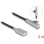 DeLOCK USB 2.0 Kabel Typ-A Stecker auf Typ-C Stecker abgewinkelt 60W 2m