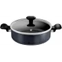 Tiefer Topf Tefal H0567042 24 cm mit Deckel — Antihaft-Kochgeschirr, 24 cm Durchmesser