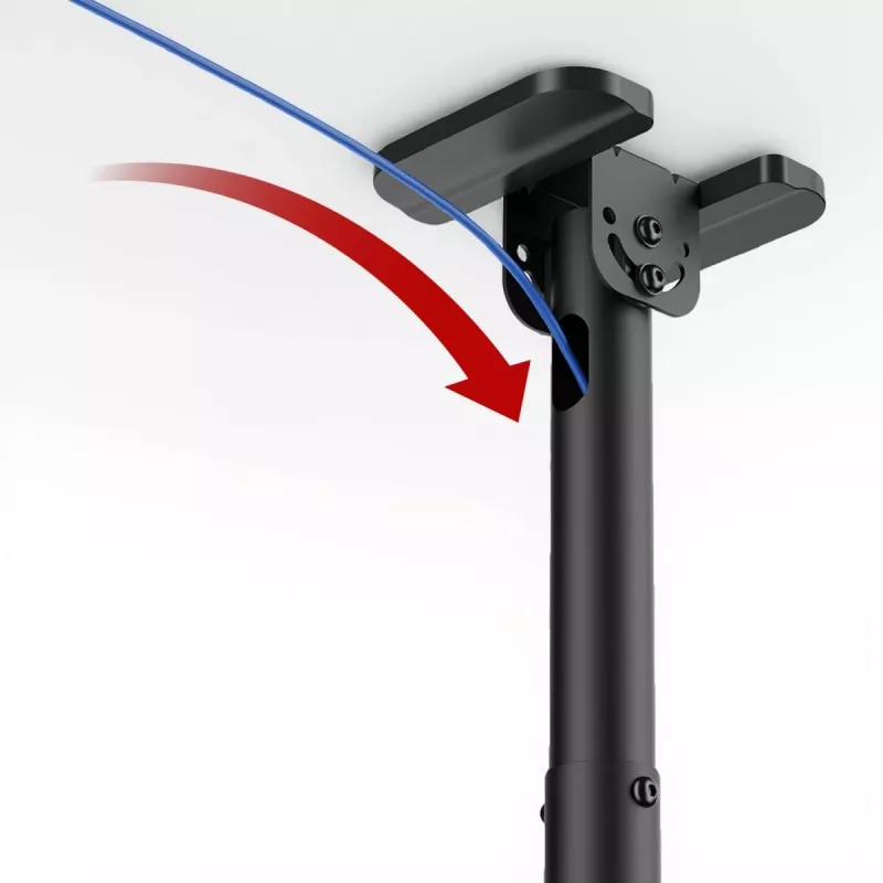 Decken-TV-Halterung MACLEAN MC-112B, max. Traglast 60 kg, neigbar und schwenkbar