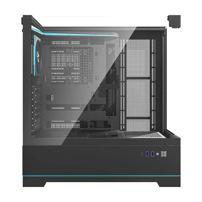Darkflash DY450 PRO PC-Gehäuse (schwarz) + 1 Lüfter