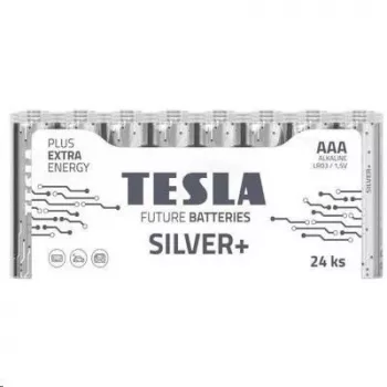 Batterien Tesla AAA Silber+ Alkaline LR03 1150 mAh (24 Stück) (13032410)