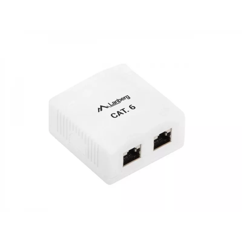 Lanberg OS6-0002-W Kabel Interface/Gender Adapter 2 X RJ-45 Weiß (OS6-0002-W)