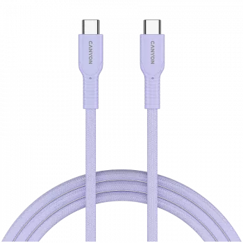 CANYON Kabel OnWire 60CL C-C 60W COLOR Geflochten 1m Lila