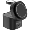 Canyon 4-in-1 Wireless Charging Stand, 30W max, Größe: 70x70x70,3 mm, Gewicht: 414 g, mit 65W Ladegerät und 1 m Kabel, schwarz