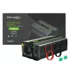 Auto-Wechselrichter Qoltec Monolith 1200 W Schwarz 24 V