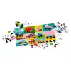 LEGO Classic Kreative Fahrzeuge Buntes Modellauto-Set mit Polizeiauto-Spielzeug & 11023 Klassische grüne Grundplatte Quadrat 32x32 Noppen Baugras