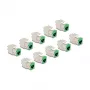 DeLOCK 88116 Keystone-Modul Flach Grün RJ-45 10 Stück