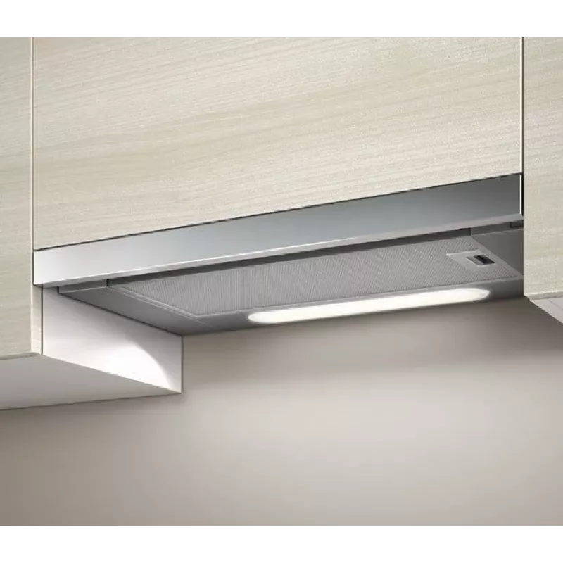 Elica ELITE14 LUX GRIX/A/60 Unterbau-Dunstabzugshaube Silber, Edelstahl 336 m³/h