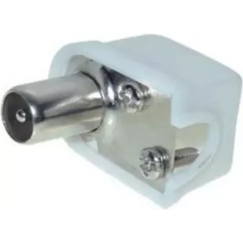 Koaxial-Winkelstecker ShiverPeaks 82020-K — kleine Schraubverbindung, rechtwinkliger Koax-Adapter