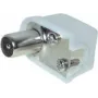 Koaxial-Winkelstecker ShiverPeaks 82020-K — kleine Schraubverbindung, rechtwinkliger Koax-Adapter