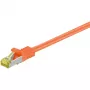 Netzwerkkabel Goobay RJ-45 CAT7 5 m Orange S/FTP
