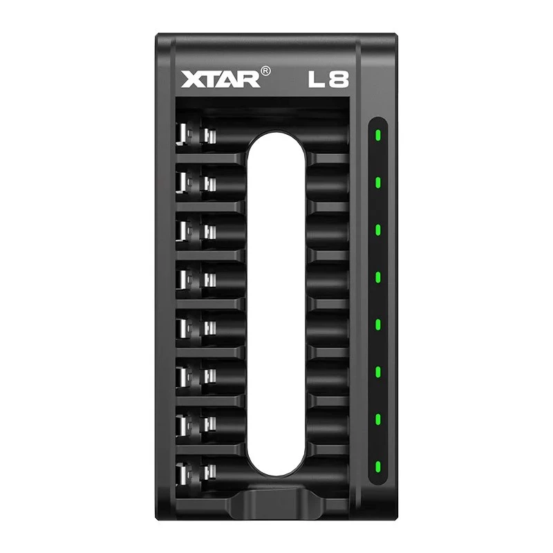 Akku-Ladegerät AA/AAA 1,5 V und 1,2 V, smart - 8 Steckplätze