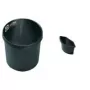 helit Abfall-Insert für Papierkorb H61064, schwarz, 2 Liter Fassungsvermögen, zum Einhängen, ohne Deckel (H6107495)