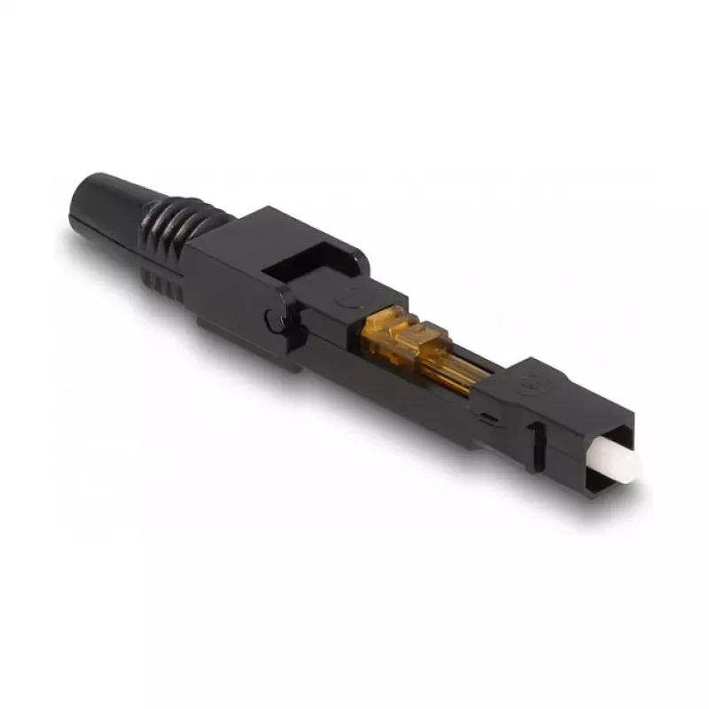 DeLOCK LWL-Schnellverbinder SC-Simplex-Stecker UPC zur Feldmontage