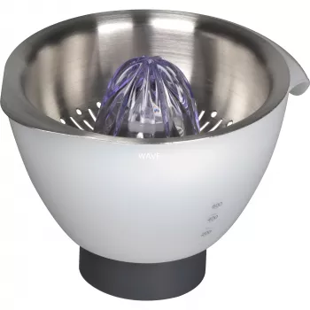 Kenwood AT312 Zitruspresse-Aufsatz – 0,6 L, silber/weiß