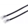 S/CONN Kabel 6m RJ45 Schwarz Transparent ShiverPeaks