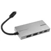 USB 3.1-C Adapter SILVERSTONE SST-EP09C – USB-C-auf-USB-A-Konnektivität, Silber-Finish
