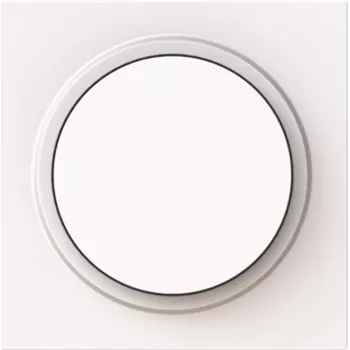 BJ Zentralplatte 6540-44G-102 Drehdimmer mit Drehknopf Weiß 1 (2CKA006599A3052)