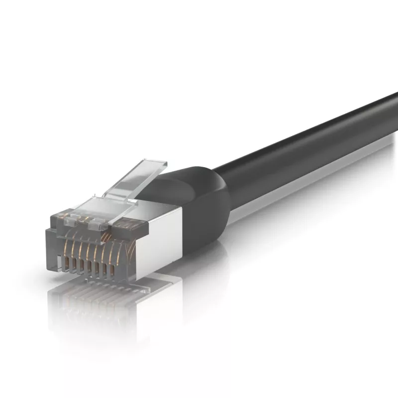 Netzwerkkabel Ubiquiti UACC-CABLE-PATCH-OUTDOOR-8M-BK Schwarz Cat5e S/UTP