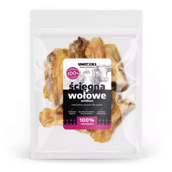 Hundesnack UNISZKI Rinder-Achillessehnen 500 g — natürlich, getreidefrei, zucker- und glutenfrei