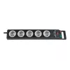 Power Extension Brennenstuhl 1153380115 2,5 m 5 AC-Steckdosen Schwarz Grau