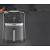 Tefal Easy Fry Silence EY551HE0 Fritteuse Einzel 5 L Stand-alone Heißluftfritteuse Schwarz, Grau, Edelstahl