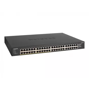NETGEAR GS348PP Unmanaged Gigabit Ethernet (10/100/1000) Power over Ethernet (PoE) Schwarz