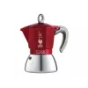 Bialetti Moka Induction 0,1 L Rot Silber