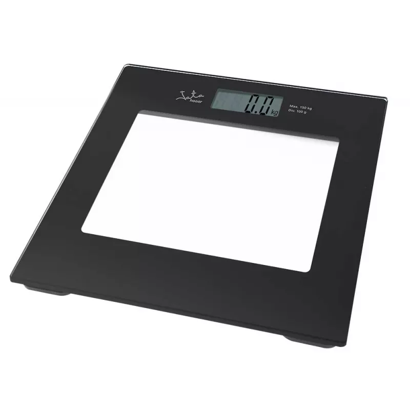 Elektronische Personenwaage JATA 290 Square Schwarz