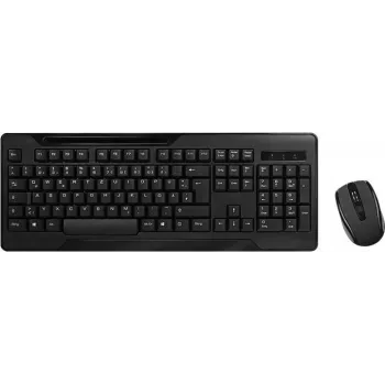 Logilink Tastatur & Maus Combo Set 2,4 GHz, 1000 DPI Maus schwarz (ID0194)