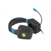 Kabelgebundenes Gaming-Headset Fury NFU-1584 mit Bügelmikrofon, ohrumschließend, 98 dB, 15–25000 Hz, 2 m Kabel, USB und 3,5 mm, blau
