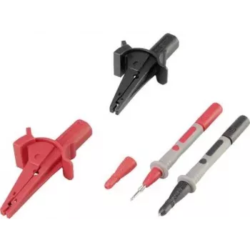 VOLTCRAFT Krokodilklemmen-Set Buchse 4 mm CAT III 1000 V, CAT IV 600 V 6er-Set MSS-103 (VC-8097030)