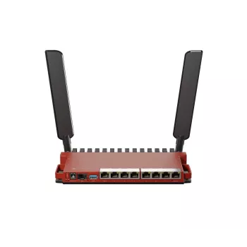 Mikrotik L009UiGS-2HaxD-IN Wireless Router Gigabit Ethernet Single-Band (2,4 GHz) Rot