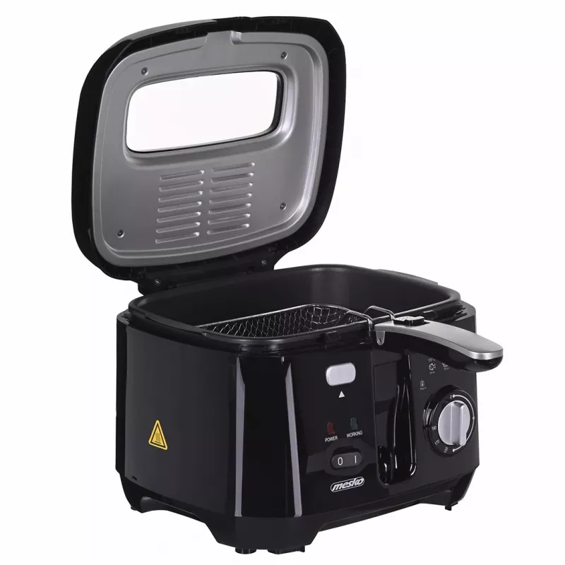 Fritteuse Mesko Home MS 4908 Single 2,5 L 1800 W Schwarz Grau