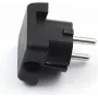 Elektrischer Netzstecker Bachmann 911.171 Schwarz 2P+E