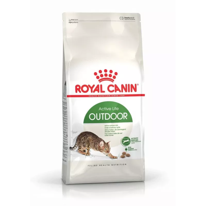 Trockenfutter für Katzen Royal Canin Active Life Outdoor 4 kg — Adult, Geflügel, 30% Protein, 20% Fett