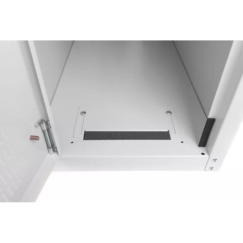 Digitus Computer-Gehäuse mit Glastür, rollbar, abschließbar, mit Lüftungsschlitzen