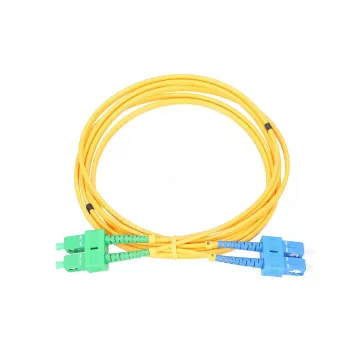 Patchcord Extralink SC/UPC - SC/APC PVC, Singlemode Duplex G.652D, 3 mm, 0,5 m