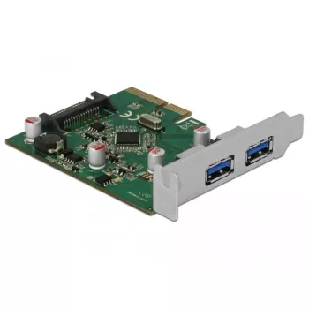 Delock PCI Express x4 Karte zu 2 x externem USB 3.1 Gen 2 Typ-A Anschluss (90298)